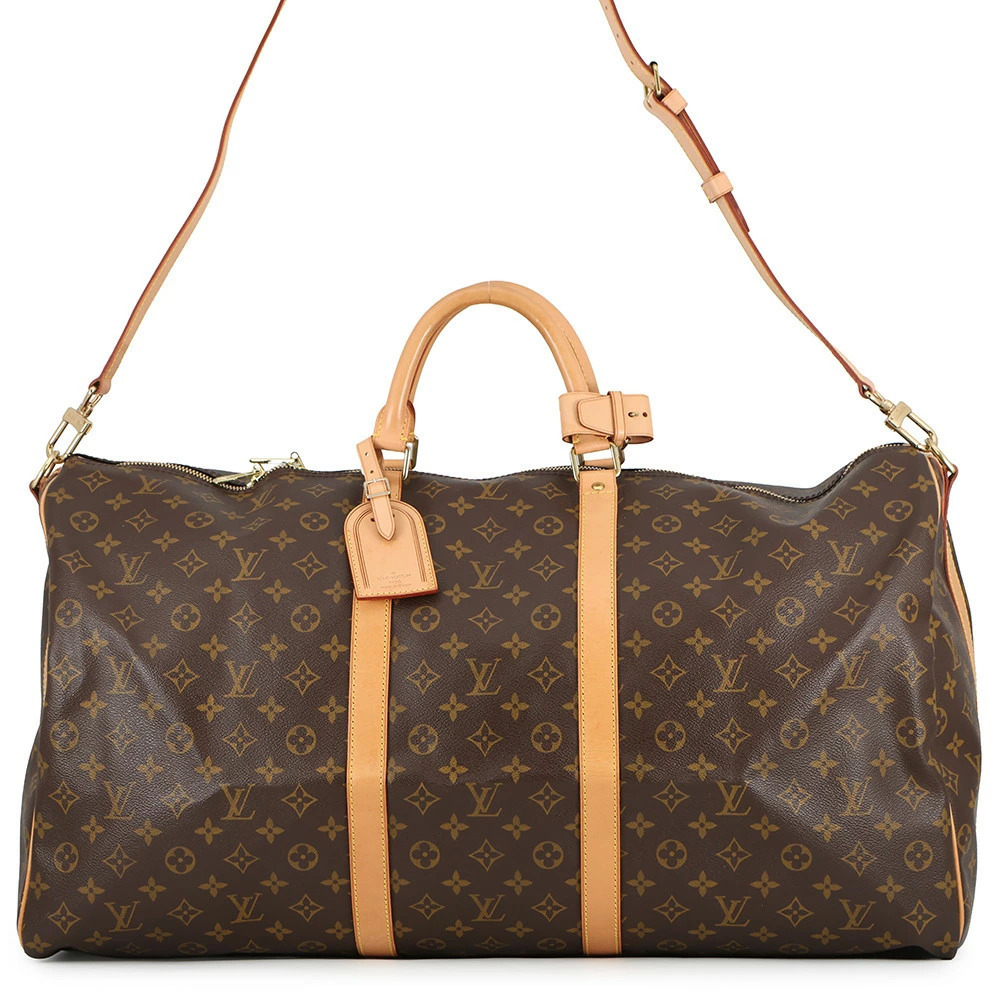 Louis Vuitton Boston Bag Monogram Keepall Bandouliere Travel
